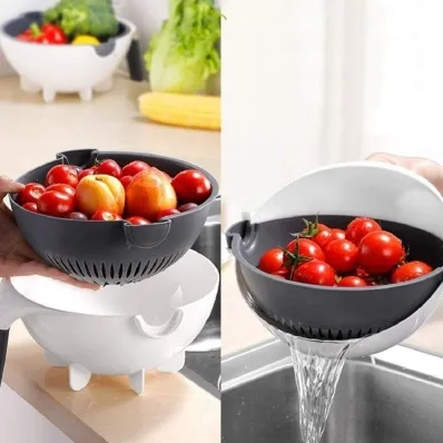 Multifunctional slicer for fruit and vegetable 9-in-1