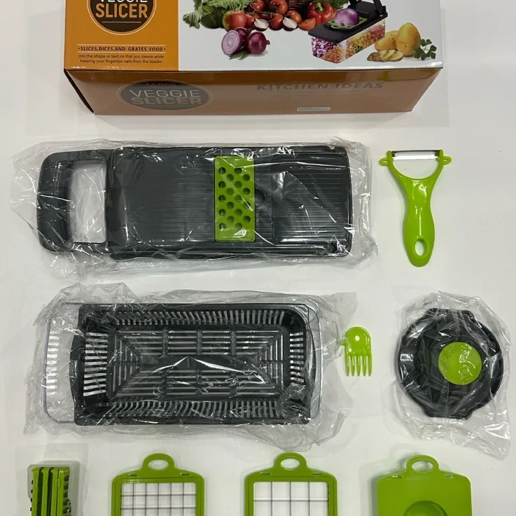 Nicer Dicer - vegetable cutting tool - 16 piece set square Nicer Dicer - vegetable cutting tool - 16 piece set square