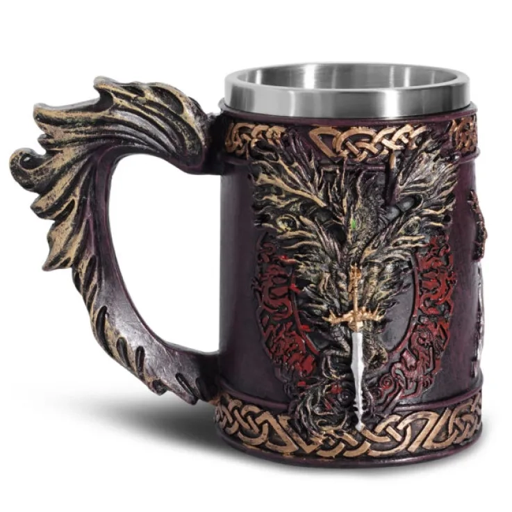 Pirate beer mug, stainless steel Pirate beer mug, stainless steel