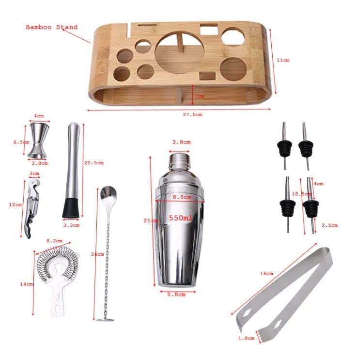 Bartending cocktail shaker - Stainless steel Bartending cocktail shaker - Stainless steel