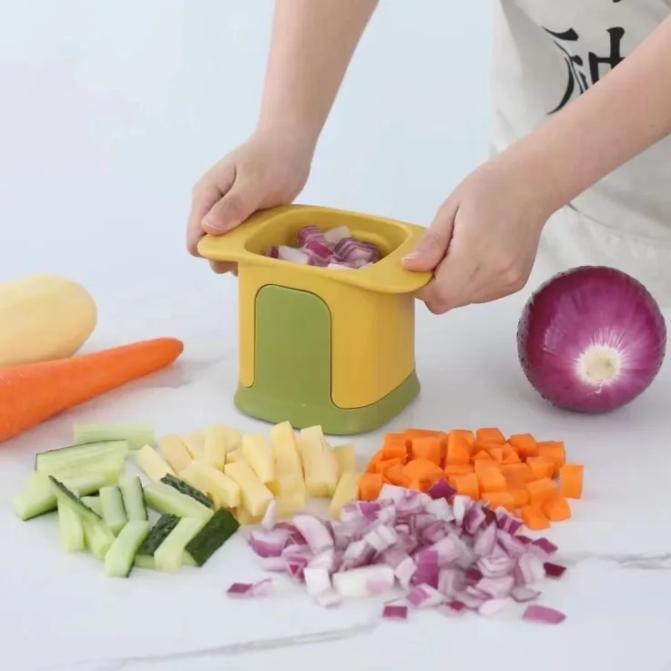 Kitchen vegetable cutter - Yellow